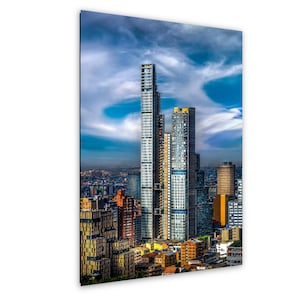 Bogota Wall Art, BD Bacatá Tower Print, Cityscape Decor, Modern Urban Photography