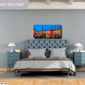 Rialto Bridge Print, Venice Wall Art, Italy Travel Decor, Grand Canal Canvas, Venetian Landmark image 11
