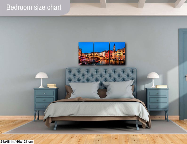 Rialto Bridge Print, Venice Wall Art, Italy Travel Decor, Grand Canal Canvas, Venetian Landmark image 11