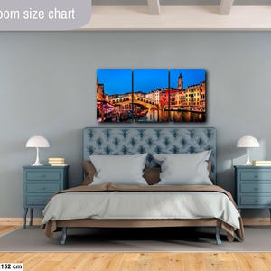 Rialto Bridge Print, Venice Wall Art, Italy Travel Decor, Grand Canal Canvas, Venetian Landmark image 12