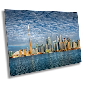 Toronto skyline print, CN Tower, Rogers Centre, Toronto waterfront, cityscape, urban photography, Toronto photo, Toronto architecture