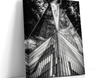 Freedom Tower Black & White Photo Print, New York City Wall Art