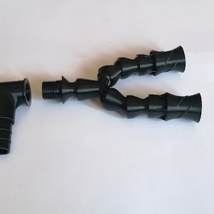 Dual 1/2 Zoll Zufallsfluss Eduktor mit 3/4 Zoll Schott für DIY Aquarium