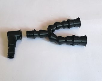 Dual 1/2 inch Random Flow Eductor with 3/4 inch Bulkhead for DIY Aquarium