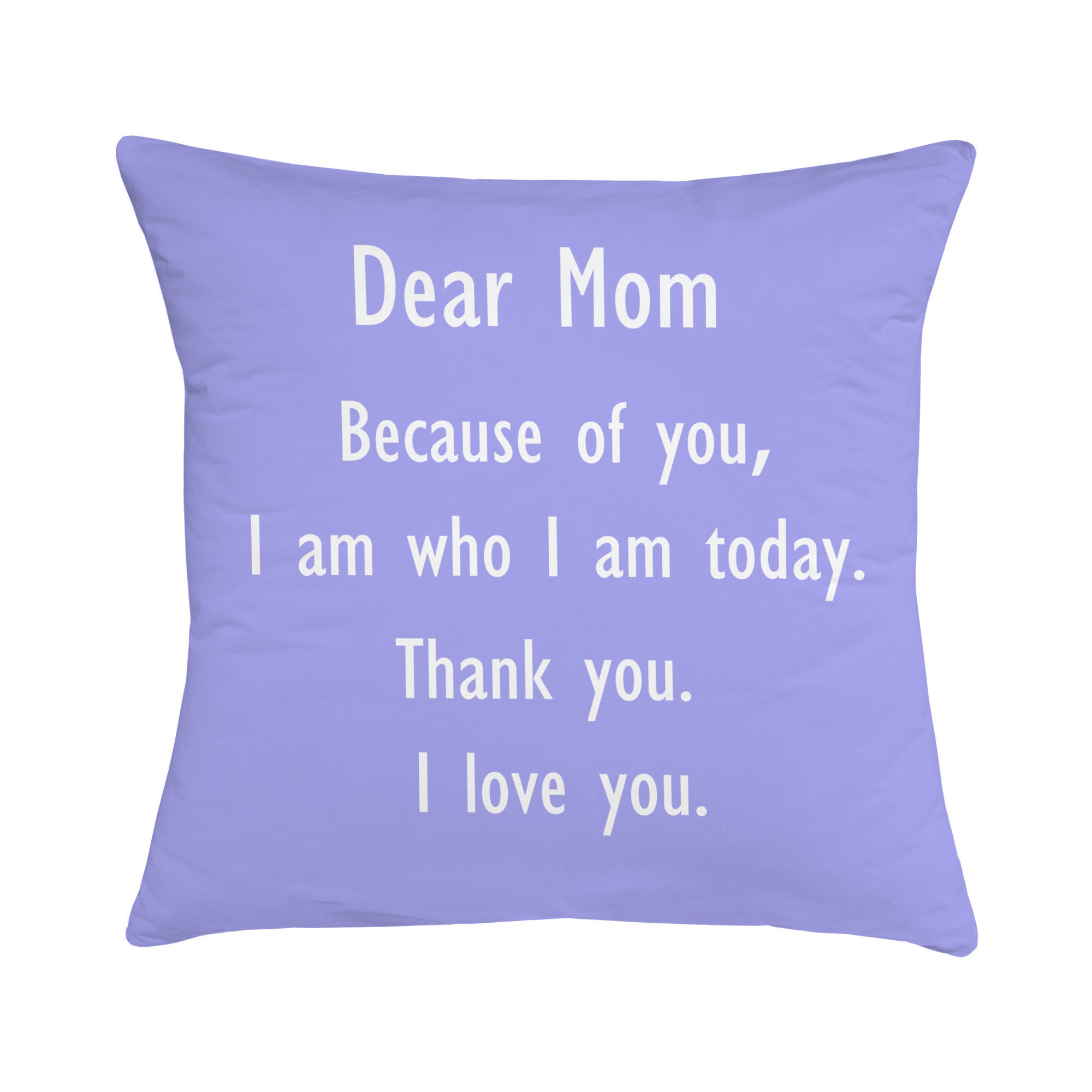 Mother's Day Gift - Throw Pillow For Mom, Custom Decorative Cushion Cover, Personalized Pillow, Doub