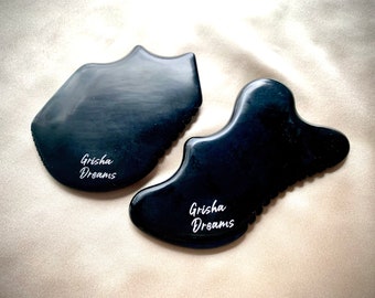 Bian Stone Gua Sha Facial Massage Tool – Choose Your Shape