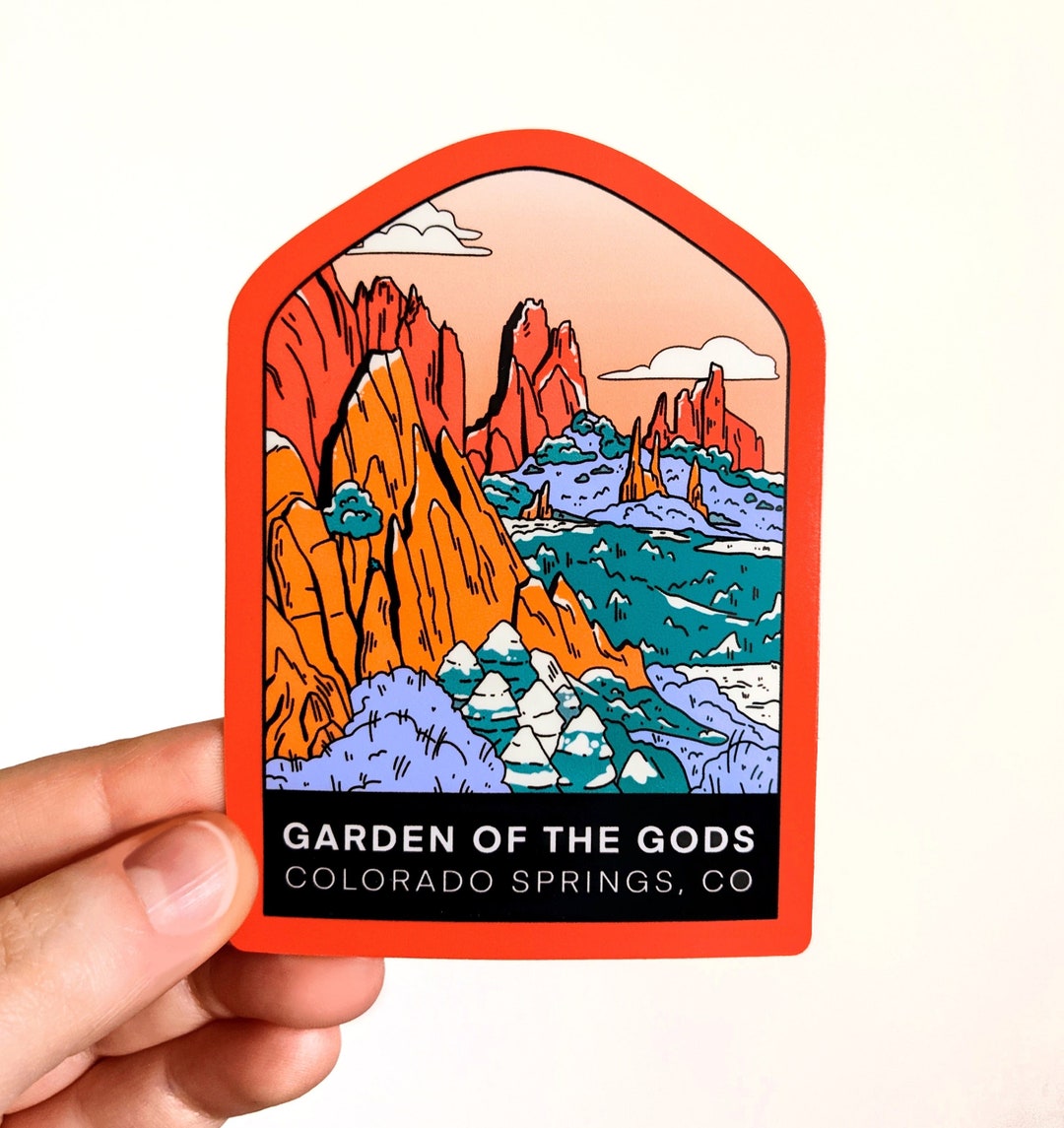 Garden of the Gods Colorado Sticker Colorado Landscape Sticker Nature ...