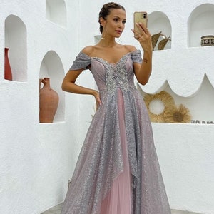 Regency ball gown, pink prom dress, princesscore dress, fantasy dress fairy, tulle fairytale ball gown, graduation dress