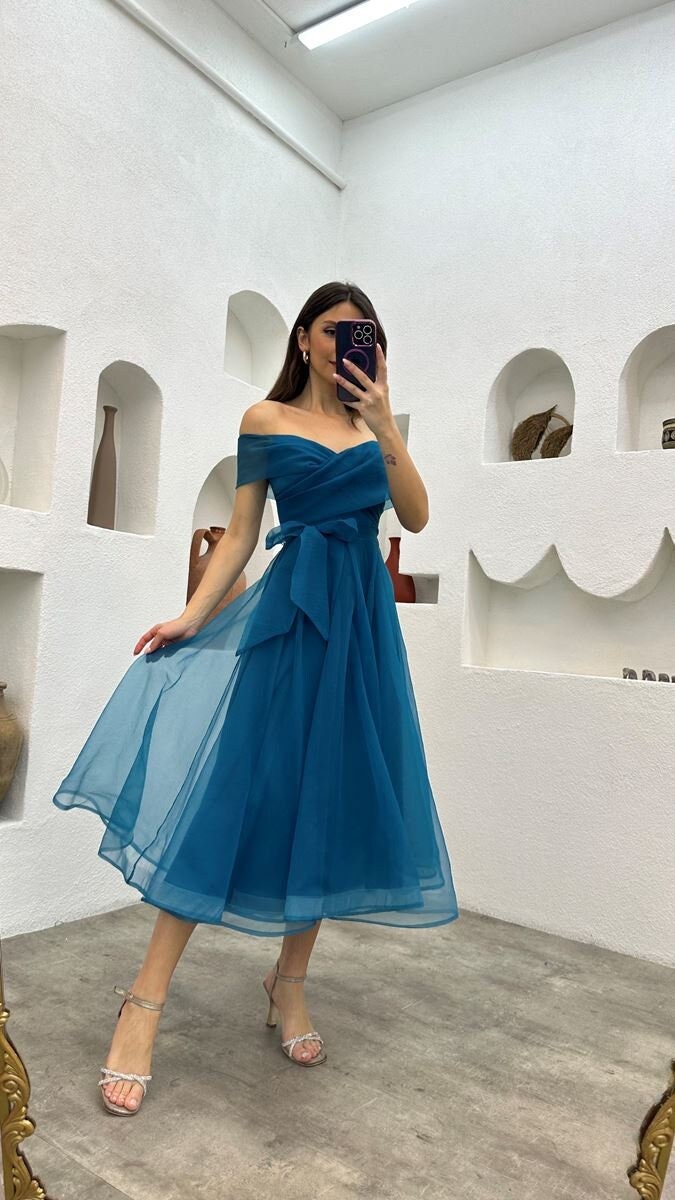 formal tea length dress