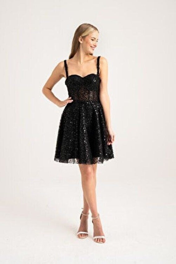 black cocktail dress for wedding