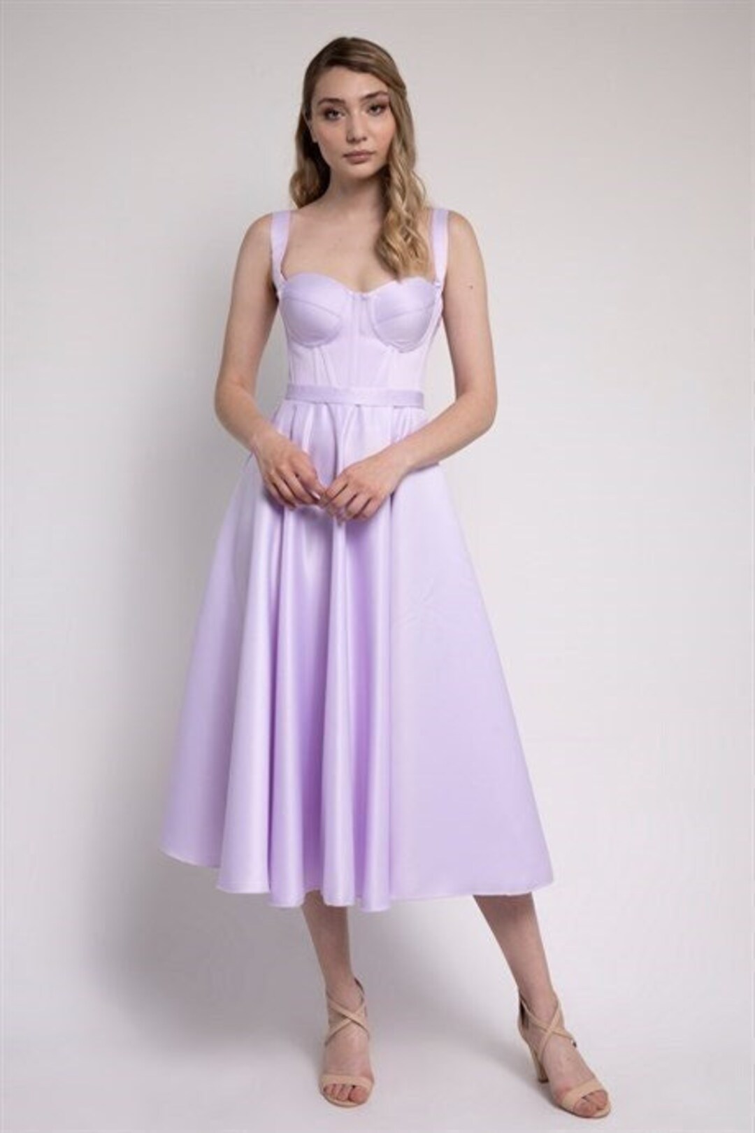 Taylor Swift Style Prom Dress Fairy Satin Corset Purple - Etsy New Zealand