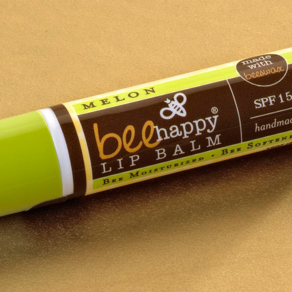 Bee Happy SPF15 Melon lip balm