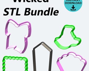 Wicked Cookie Cutter STL Bundle(Digital Download)