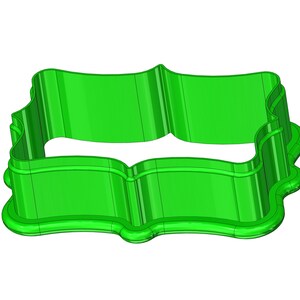 Fancy Plaque Cookie Cutter STL Bundle – Digital Download image 4