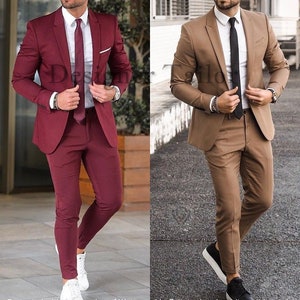 Maroon pants with black blazer  Maroon pants Fashion Work outfits women
