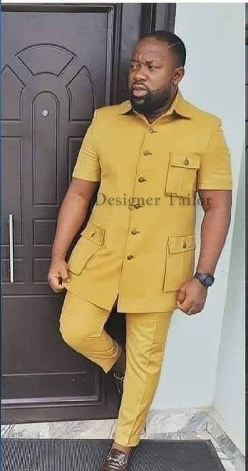 Designertailor Safari Suit for Mens Clothing Traditional Designer Party