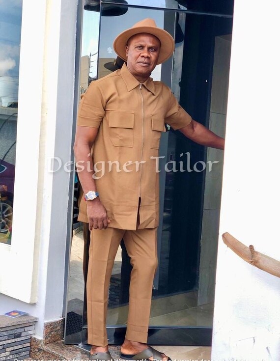 Traje safari hombre new arrivals