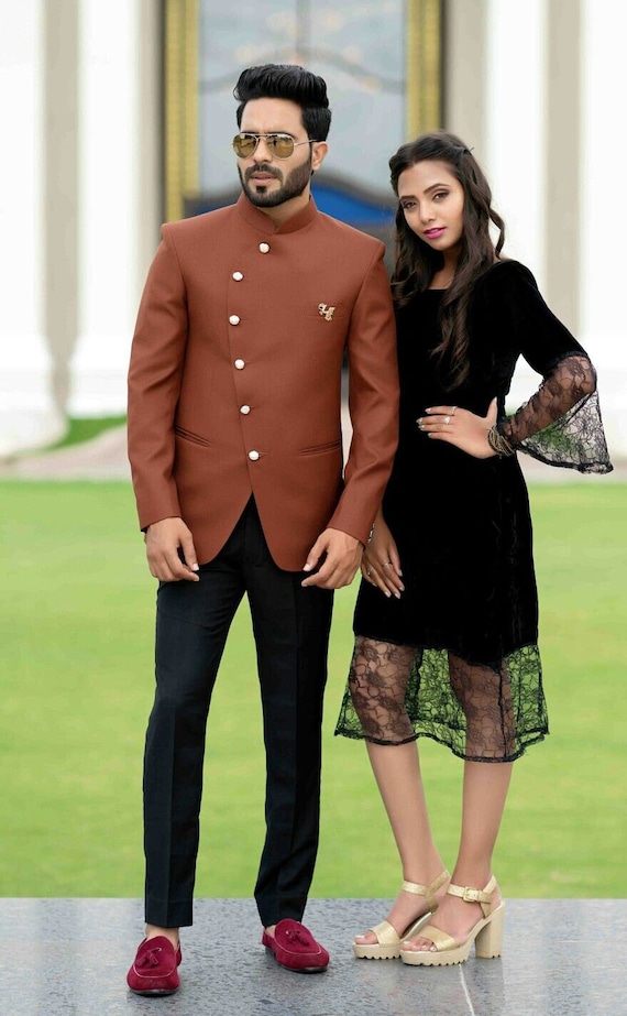 Buy Joley Poley Men's Polyester Viscose Blend Slim 2 Piece Jodhpuri Style  Coat Suit with Pant & Blazor | Regular Fit Jodhpuri Coat for  Occasion/Birthday Party/Wedding/Festival (Size 36) - Black at Amazon.in