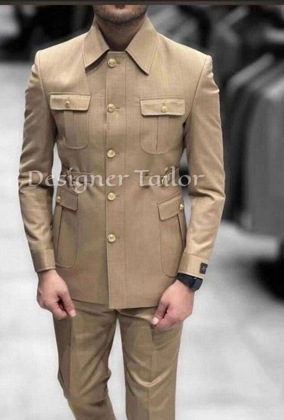 Modern safari suit design deals