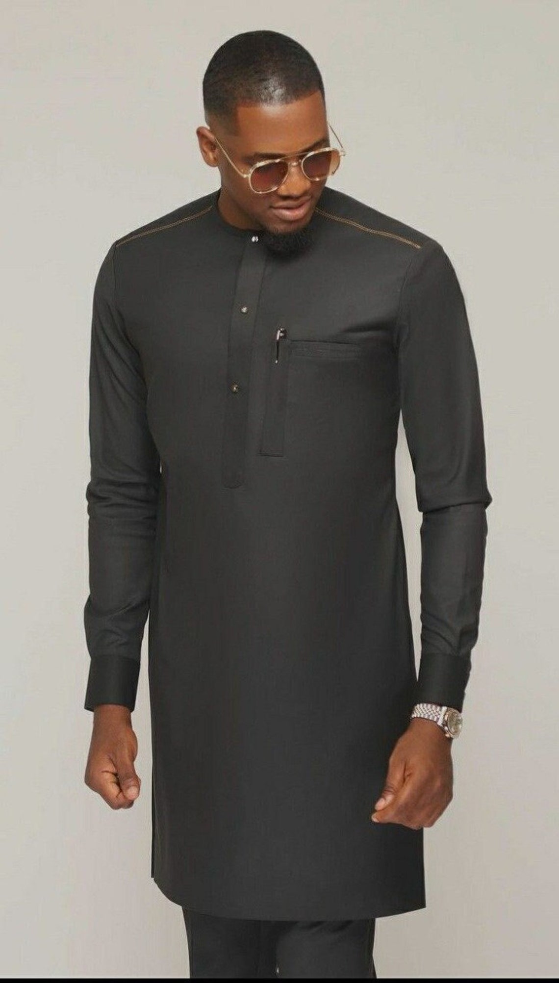 Designertailor Black African Mens Clothing Traditional Designer Party ...