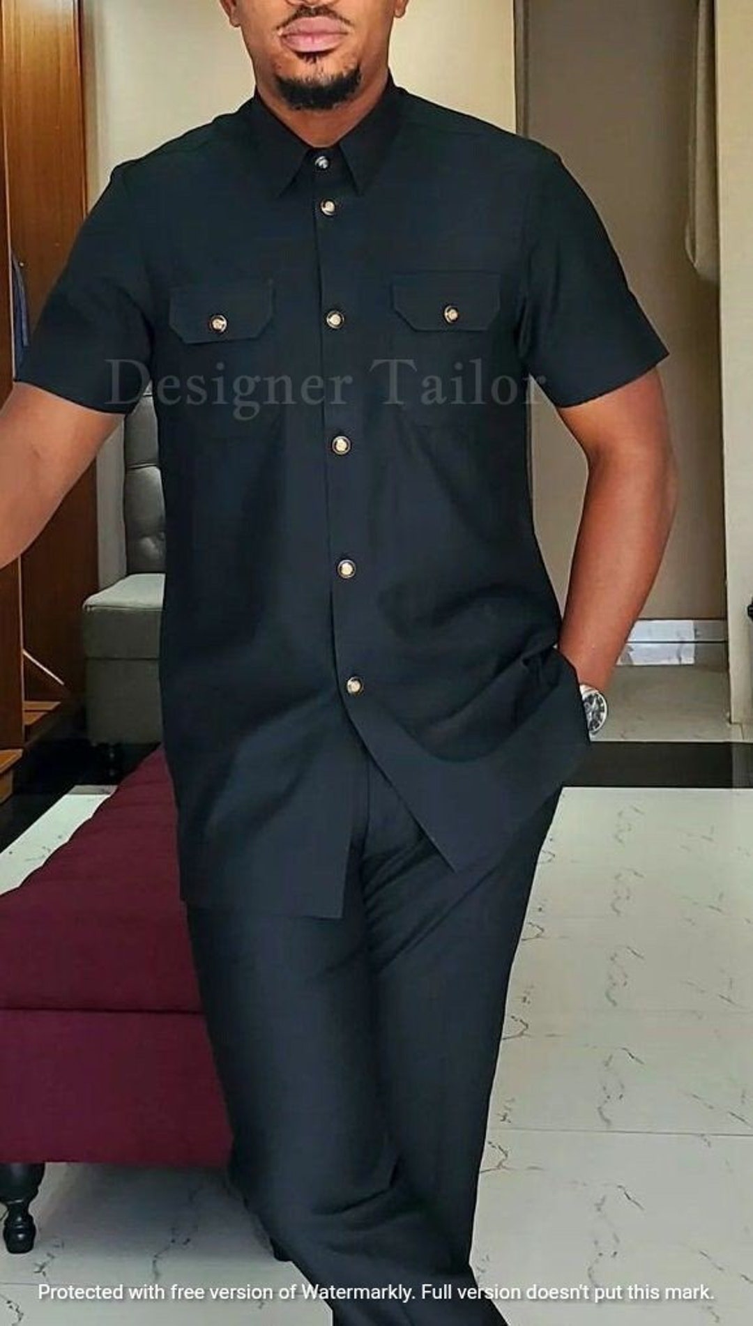 Designertailor Safari Suit for Mens Clothing Traditional Designer Party