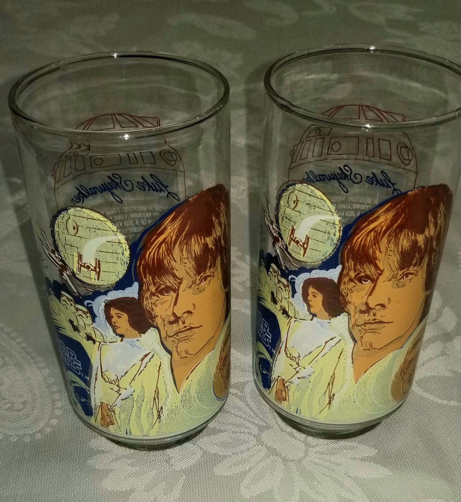 Vintage Burger King Star Wars Glasses Etsy
