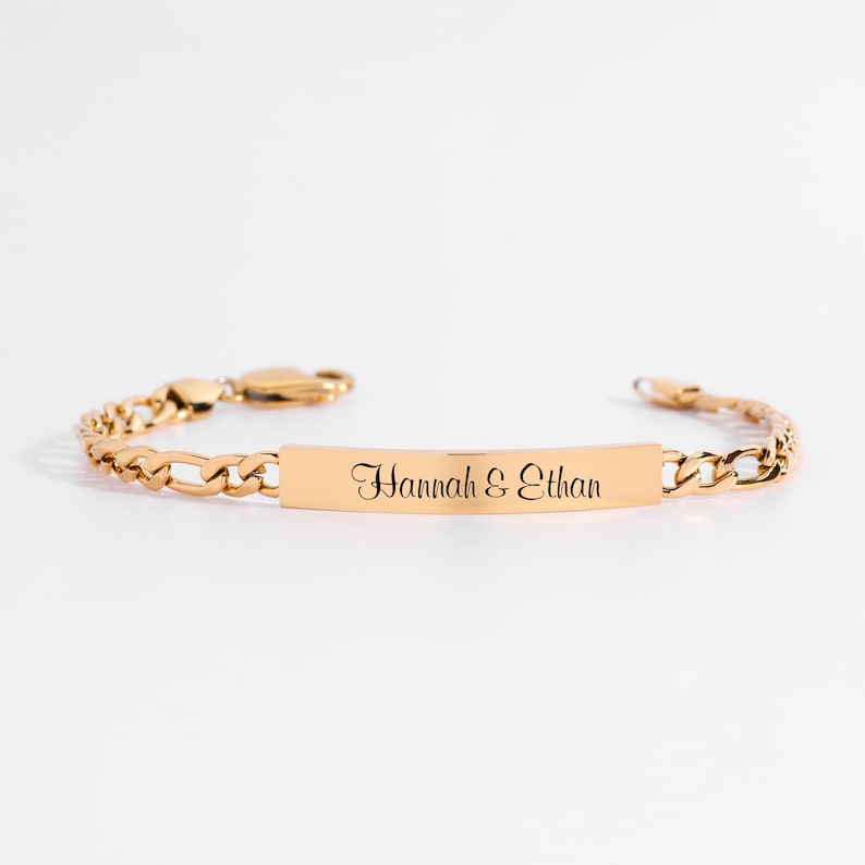 men bracelet engraved