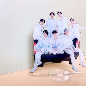 Kup 3, a otrzymasz 1 gratis | Dowód BTS akrylowy stojak | Kup 3, a otrzymasz 1 gratis | Yet to Come tekturowy wycięty piosenkarz Run BTS Born Army świąteczny prezent
