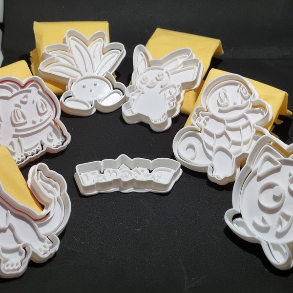 Pokemon Cookie Cutter Set