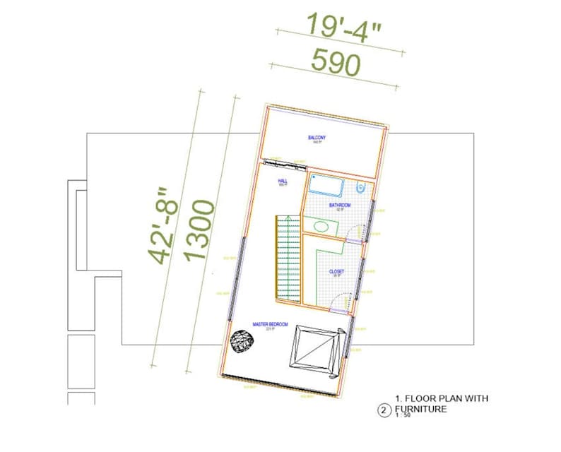 Modern Villa Plan: Concrete & Steel Architectural Blueprint with Floor image 4