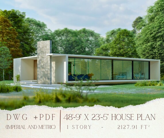 Contemporary Modern Single Story Home Design