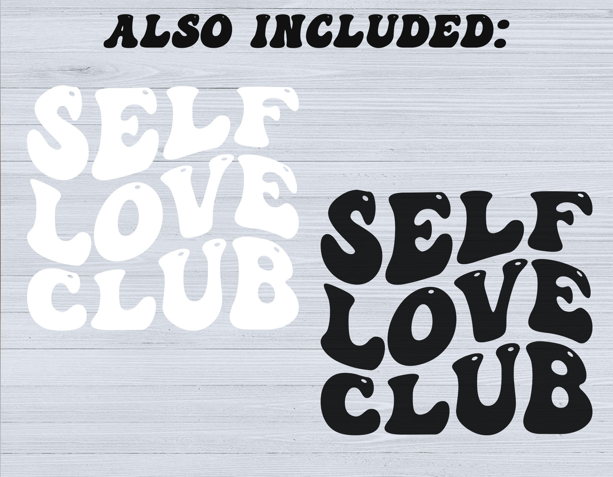 Self Love Club SVG Cut File Instant Download PNG Sublimation ...