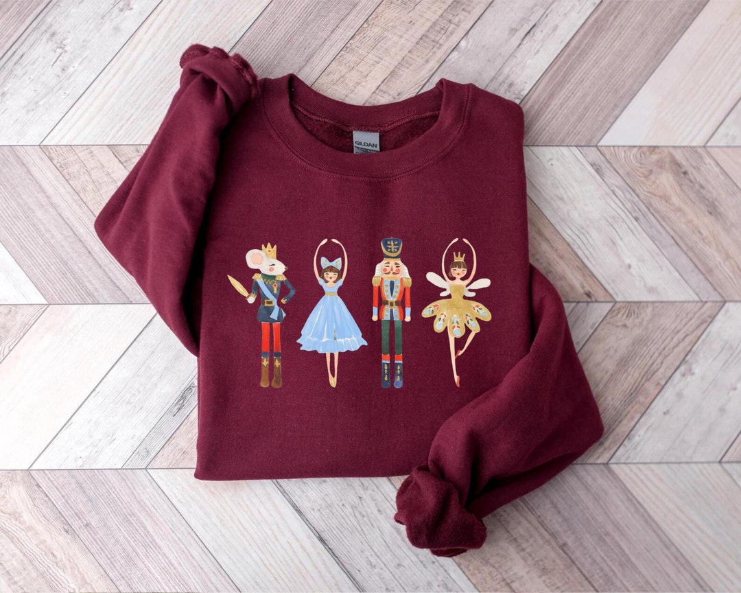 Nutcracker Sweatshirt Christmas Sweatshirt, Ballerina Shirt, Sugar Plum