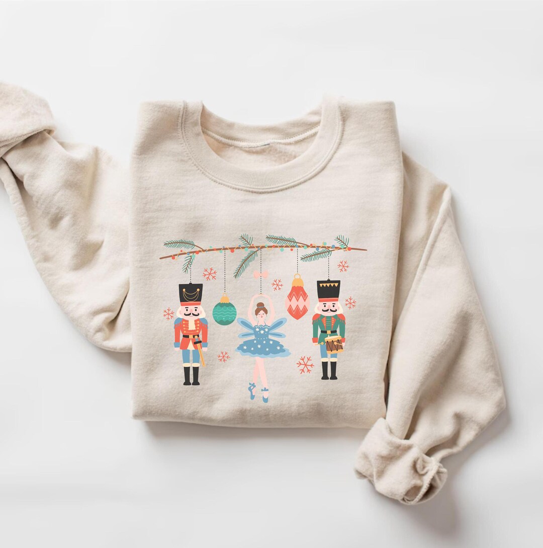 Nutcracker Sweatshirt Christmas Sweatshirt, Ballerina Shirt, Sugar Plum