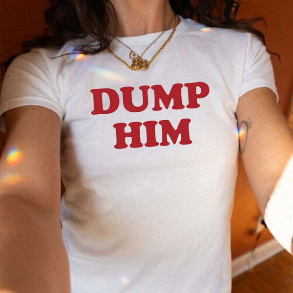 Dump Him Crop Top