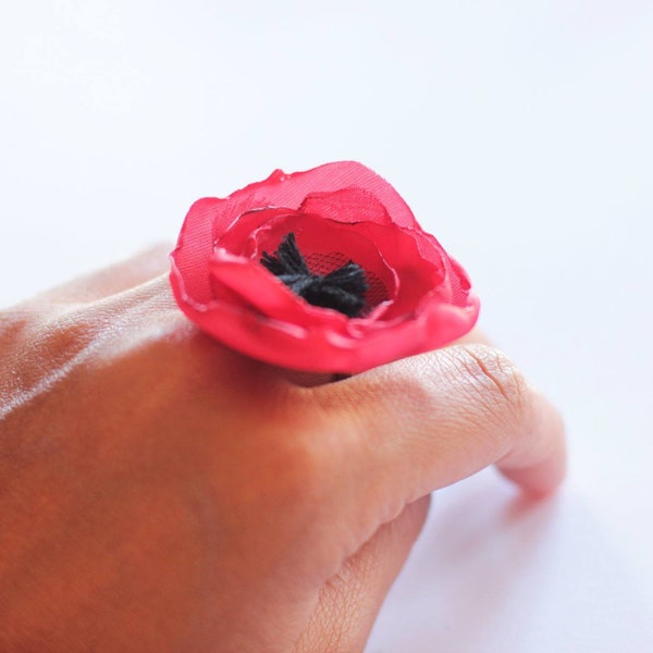 Bague Coquelicot