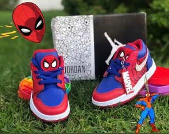 custom spiderman vans