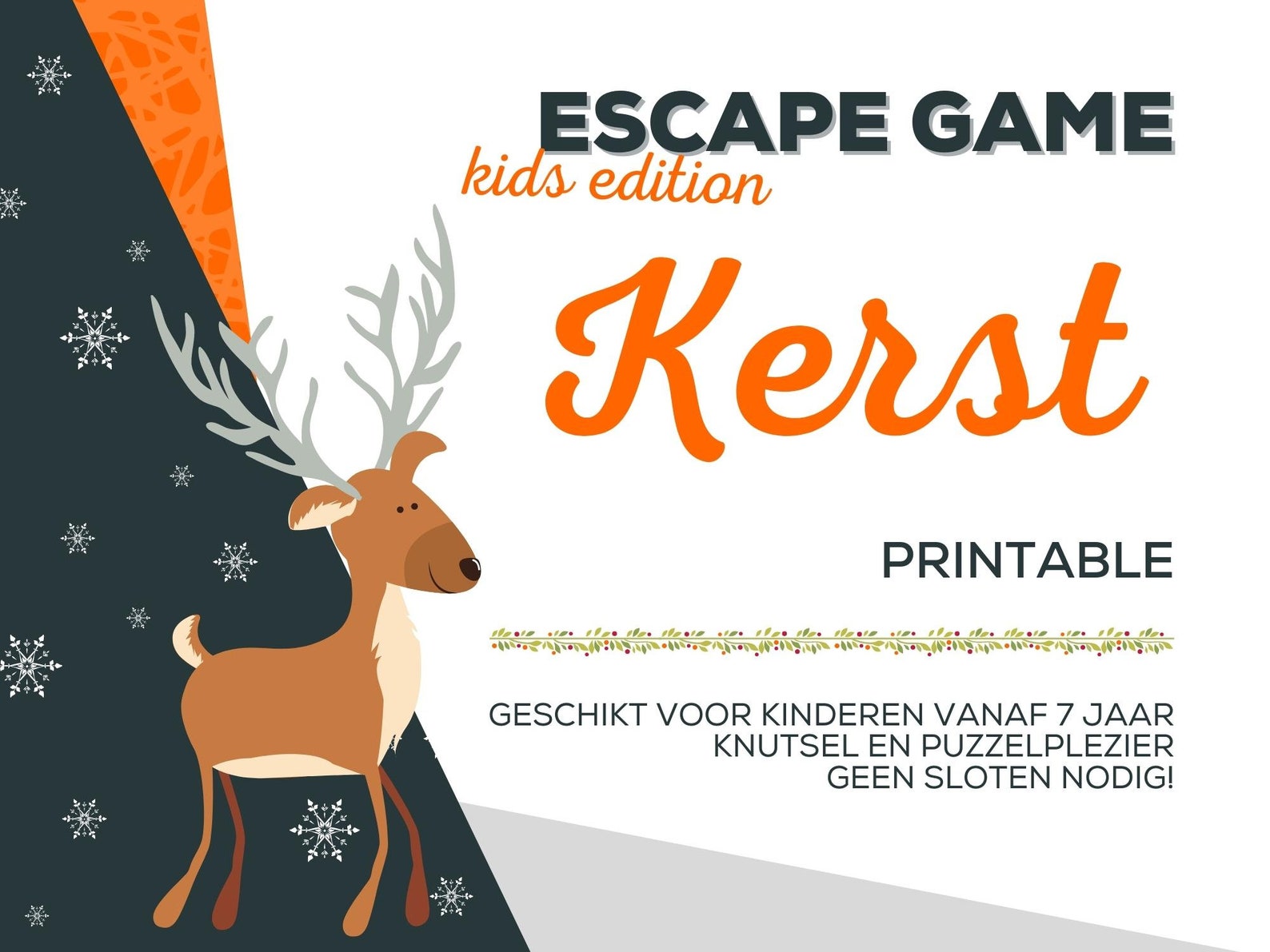 Escapegame voor kids Thuis escaperoom kinderen DIY spel Etsy Nederland