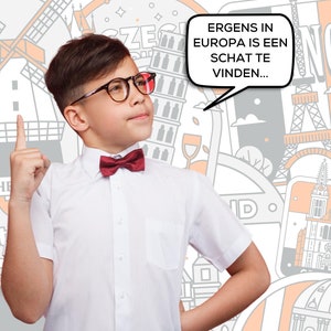 Escapegame voor kids instapspel Thuis escaperoom kinderen DIY spel Europa Escape room kit afbeelding 3