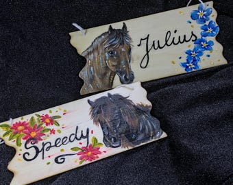 Plaque Murale Décorative Métal Cheval Essence – Neuve, Sans Marque
