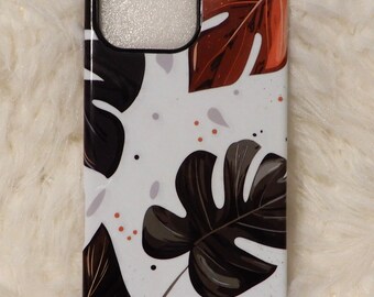 Monstera Leaf iPhone Case – Tropical Botanical Design, Plant Lover Gift