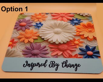 Mouse Pad , Computer, Desk Accessories Desk Decor, Flowers