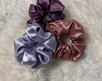 Silk Scrunchies-Hair Ties- Hair Scrunchies