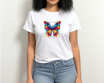 Inspirational Butterfly Woman's Medium size T-shirt
