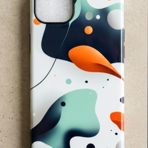 Abstract iPhone 14 Plus Phone Case, Abstract Design iPhone14 Plus Cover, Modern Abstract iPhone Case