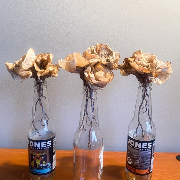 Wire Coffee Filter Flowers