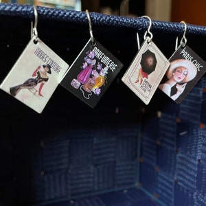 Fashion Magazine Earrings (Middle Two Remaining)
