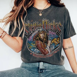 Stevie Nicks Wild Heart Tour 83 Tshirt Vintage Special Hoodie - Etsy