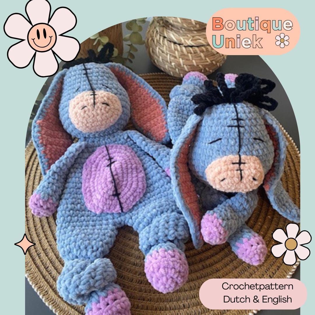 Haakpatroon snuggle Iejoor/ Crochetpattern snuggle Eeyore
