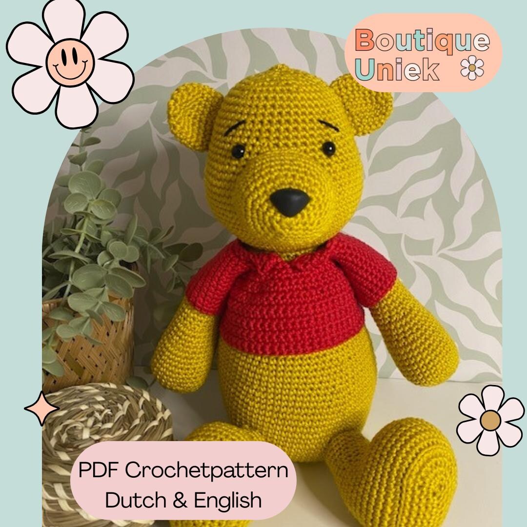 Pooh Pattern Crochet Pattern Pooh/crochet Pattern Pooh - Etsy
